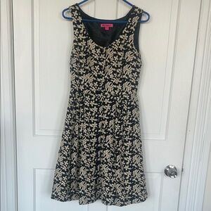 Vintage Floral Betsey Johnson Brocade Dress